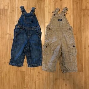 Bundle of 12-18 mo overalls.